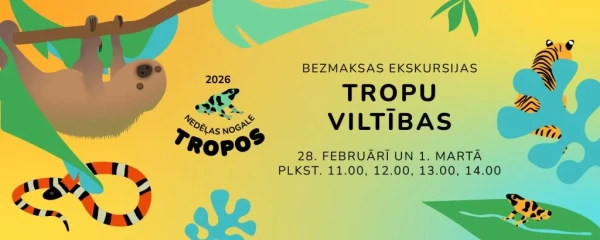 Riga Zoo Invites You to Spend the Weekend in the Tropics