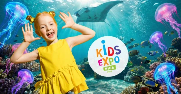 Dive into the adventures of the underwater world at the Kids Expo Riga 2026!