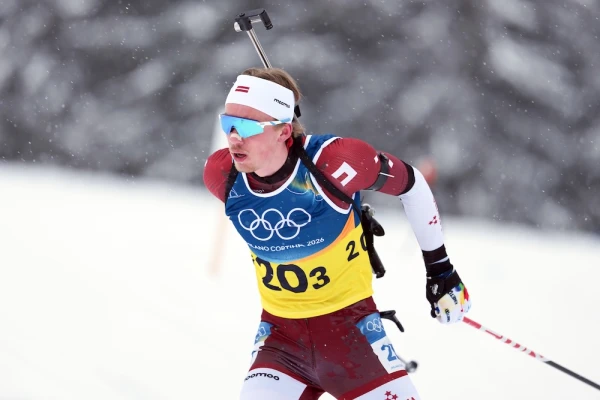 Biathlete Lozbers won a gold medal at the Junior World Championships