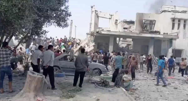 57 people killed in Iran when a rocket hit a school