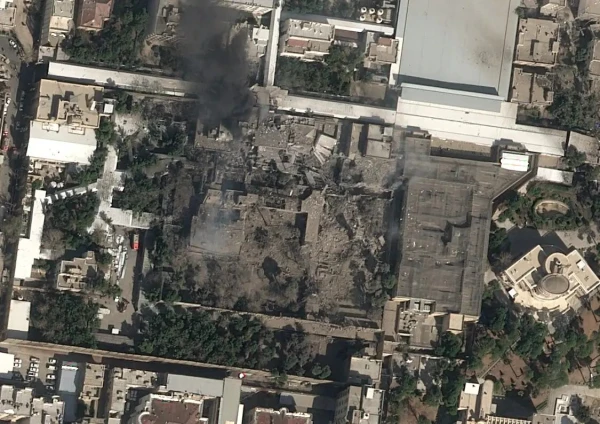 In Tehran, the residence of Ayatollah Khamenei has been destroyed as a result of strikes