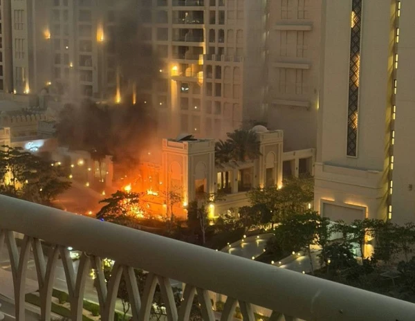 Explosions Heard in Dubai, Fire Breaks Out on Palm Jumeirah Island