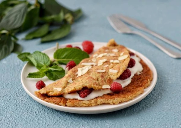 Breakfast for Myself: Quick Recipe for a Healthy Oatmeal Pancake