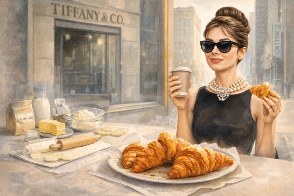Breakfast That Became a Style Symbol: How to Make Croissants from 'Breakfast at Tiffany's'