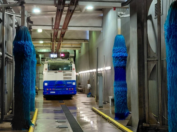 Спа-салон для троллейбуса. Фото автора.