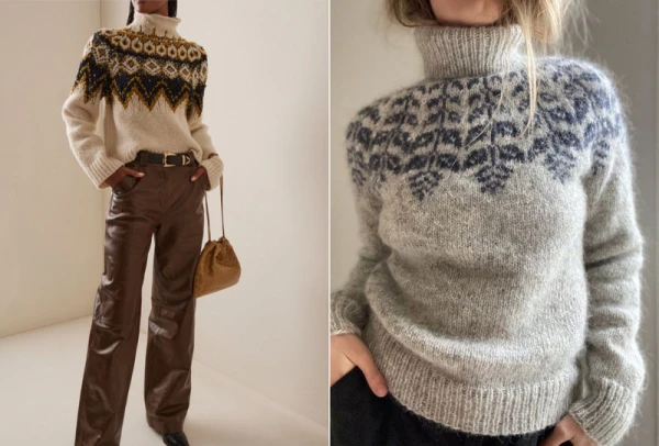 Lopapeysa Returns: The Icelandic Sweater Has Become One of the Season's Trends
