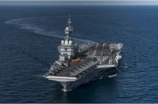French Aircraft Carrier with Strike Group Approaches Iran