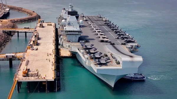 The UK is preparing to send an aircraft carrier to the Middle East