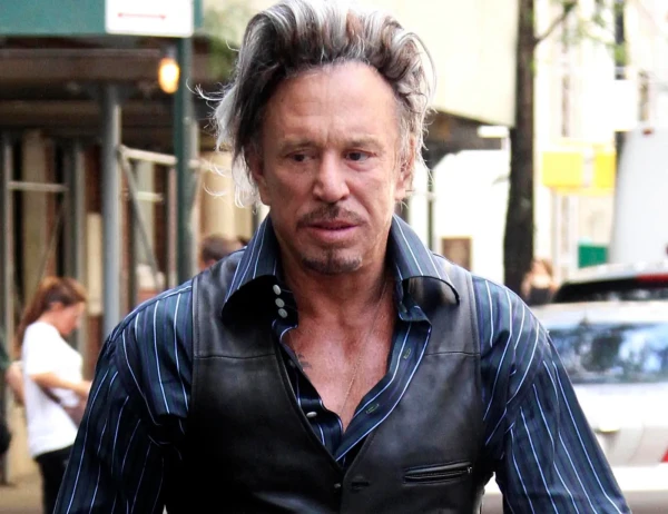 Due to debts of tens of thousands of dollars, Mickey Rourke was evicted from his home