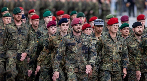 Германские воины прибыли в Вильнюс.