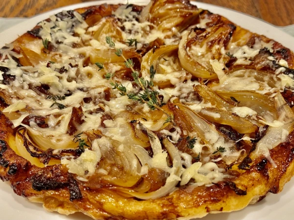 Potato Tart with Caramelized Onions and Three Types of Cheese — The Perfect Recipe for Dinner
