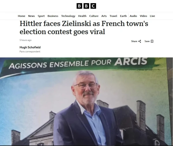 Only Putin is Missing: In France, the Struggle for Power Features Succa, Hitler, and Zelensky