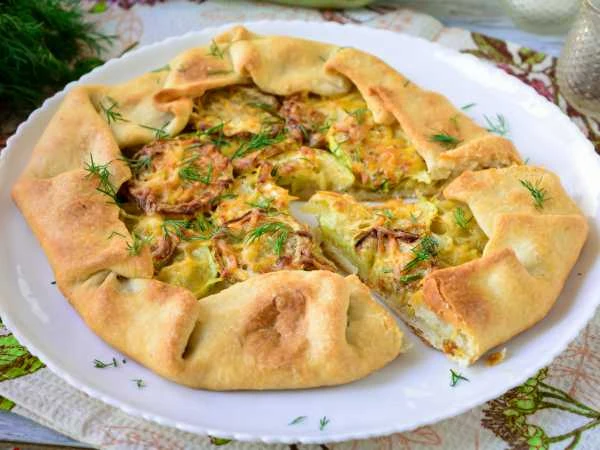 Perfect Dinner in an Hour: Galette with Zucchini and Cream Cheese