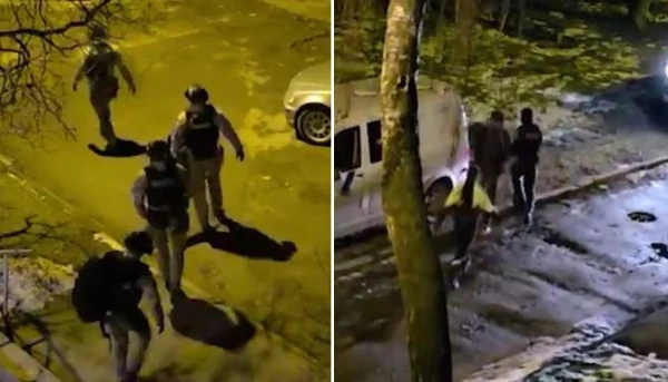 What happened? Armed special unit fighters took two people out of a house in Ilguciems