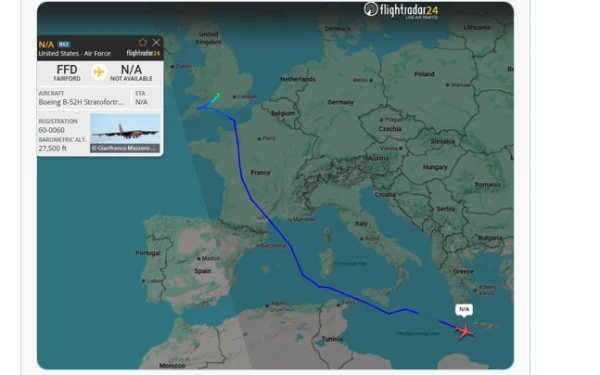 France Allowed U.S. Bombers Flying to Iran to Cross Its Territory for the First Time