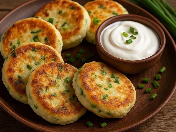 Savory Cheese Pancakes with Herbs: An Unusual Breakfast Recipe
