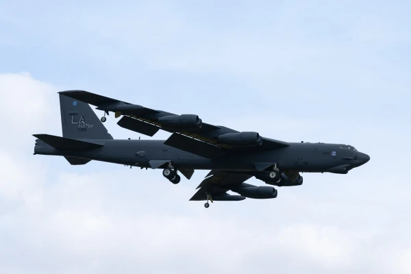 B-52 with a Nuclear Missile for Moscow Noticed in the Sky