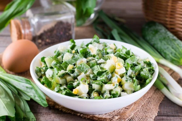 Spring Salad with Wild Garlic: A Simple Recipe for a Delicious Dish