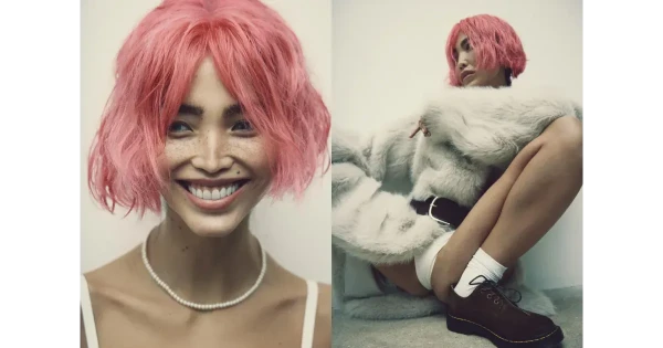 Darina Erwin, wife of Alexander Tsekalo, stunned in a Fifth Element-inspired look in a new photoshoot