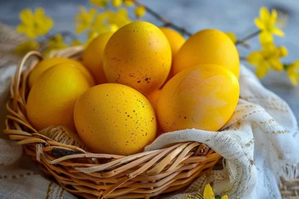 How to Dye Eggs with Turmeric for Easter 2024