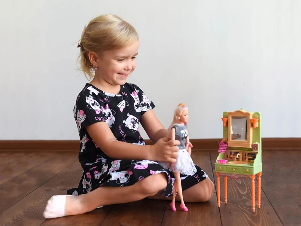 Doll Play Helps Children Cope with Stress