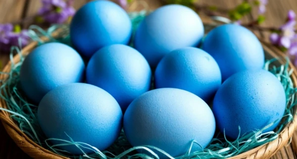 Throw this vegetable in water and you’ll get beautiful blue eggs: a hack for Easter