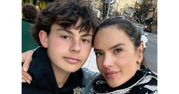 Supermodel Alessandra Ambrosio Delights Fans by Showing Off Her 13-Year-Old Son