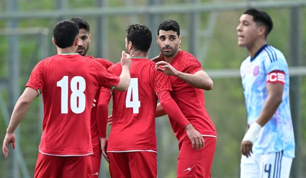 In a friendly match, the Iranian national team defeated the Costa Rican team
