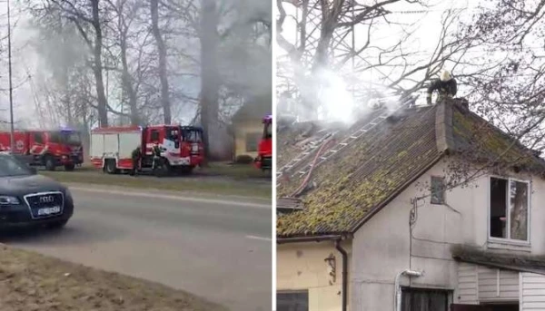 A major fire occurred in Imanta: one injured person hospitalized