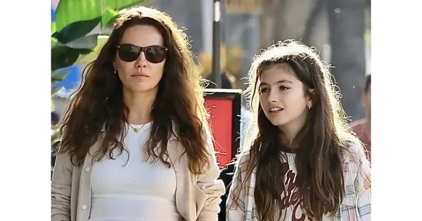 Rare Moment: Mila Kunis Steps Out with 11-Year-Old Daughter with Ashton Kutcher for the First Time in a Long While