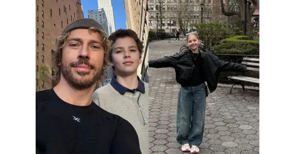 Maxim Galkin Lights Up with Harry and Lisa in New York: Son Jokes About Dad's New Look!