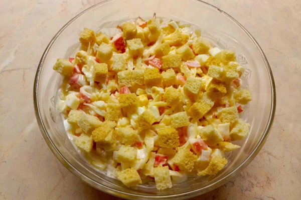 Add Some Crunch: Crab Stick Salad with a Twist