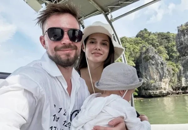 Rare Photos: How Petrov and His Wife Celebrated Their Son's First Year