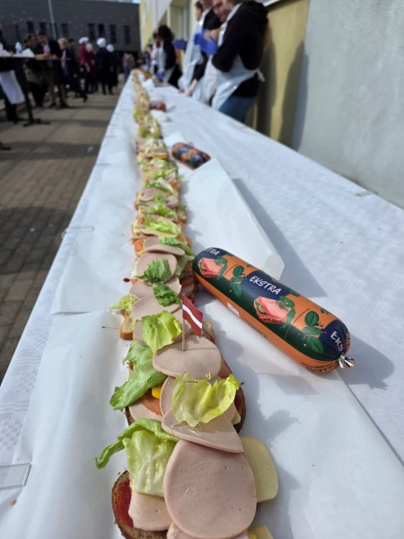 A Sandwich Over 40 Meters Long Was Made in Riga – This is a Record