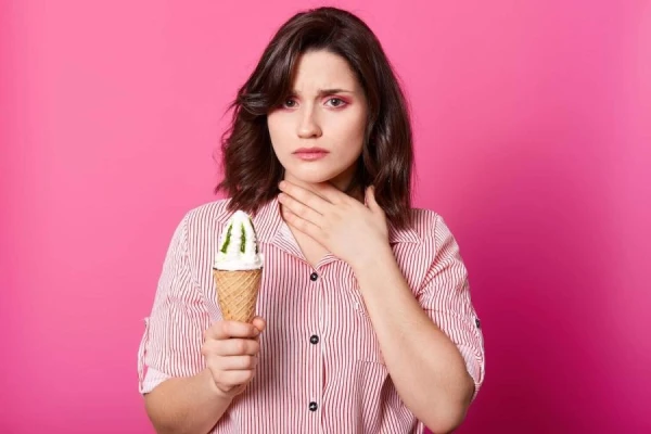 Is it possible to eat ice cream with angina?