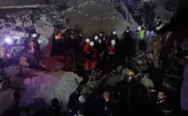 As a result of an Israeli strike in Lebanon, 13 security personnel were killed