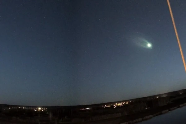 A Unique Phenomenon Observed in the Sky of Latvia — A Bright Meteor