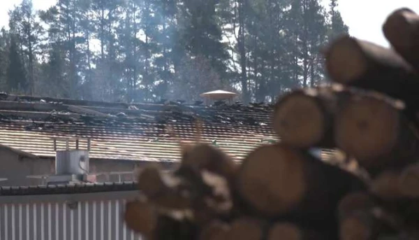 Fire extinguished by rescuers from seven towns and villages: in Kandava, the fire engulfed a sawmill