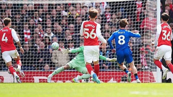 London's Arsenal unexpectedly lost at home to a mid-table team