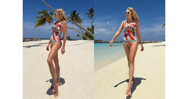 Photoshop Fail: Yana Rudkovskaya Ridiculed for 'Giant Feet' in the Maldives
