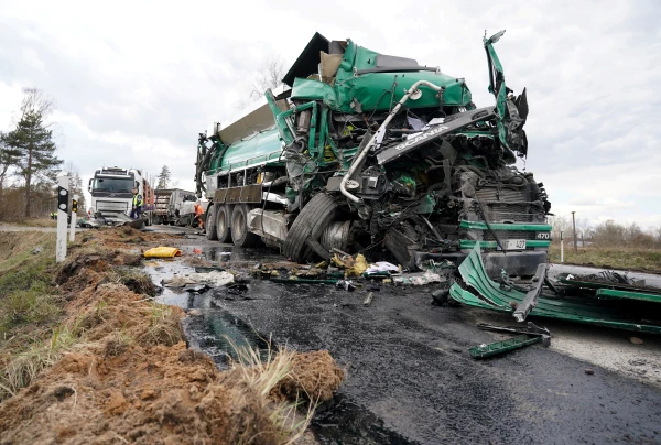 Not Fitting In: The Reason for the Grandiose Accident Involving Five Trucks Near Riga Has Been Revealed