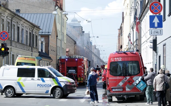 Fire in the center of Riga: what happened?