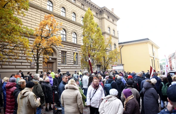 When Silence Is Not an Option. Rally at the Latvian Parliament