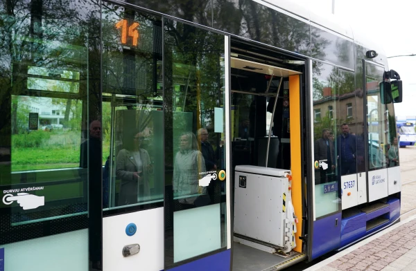 Tram number 1 transported more than one million people in Riga over three months