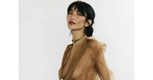 Darina Erwin, wife of Alexander Tsikalo, stunned in a 'transparent' outfit