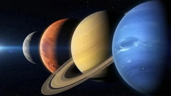 The Celestial Show of April: Saturn, Mars, Mercury, and Neptune Align in a Planetary Parade