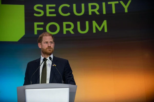 Prince Harry Arrives in Kyiv