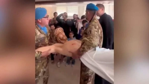 Italian peacekeepers restored the statue of Christ despite Israel's claims of its own involvement