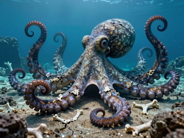 The Mystery of Prehistoric Depths: 19-Meter Octopuses That Lived 100 Million Years Ago