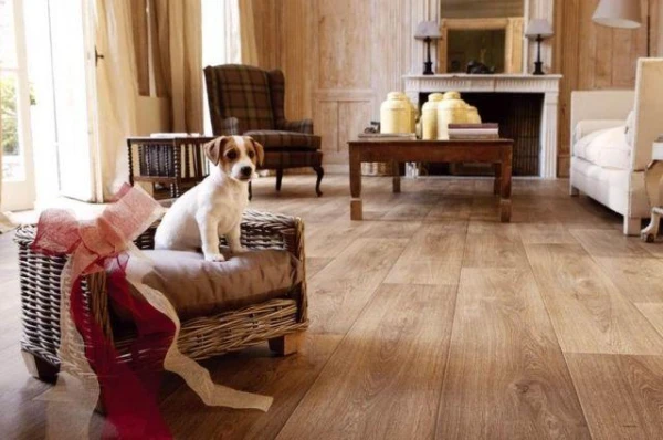 Can linoleum be updated in an apartment using improvised means?